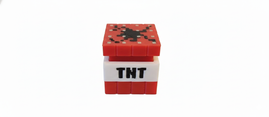 Minecraft TNT Switch'li Anahtarlık