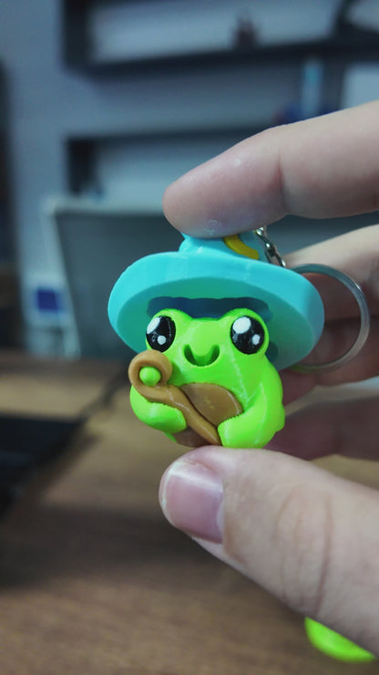 Büyücü Kurbağa Switch'li Anahtarlık